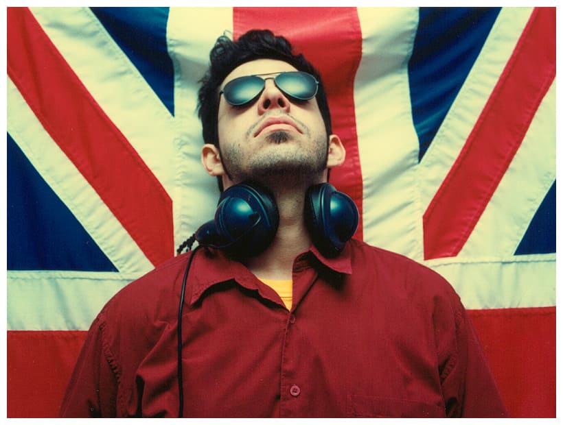 stylish man with headphones